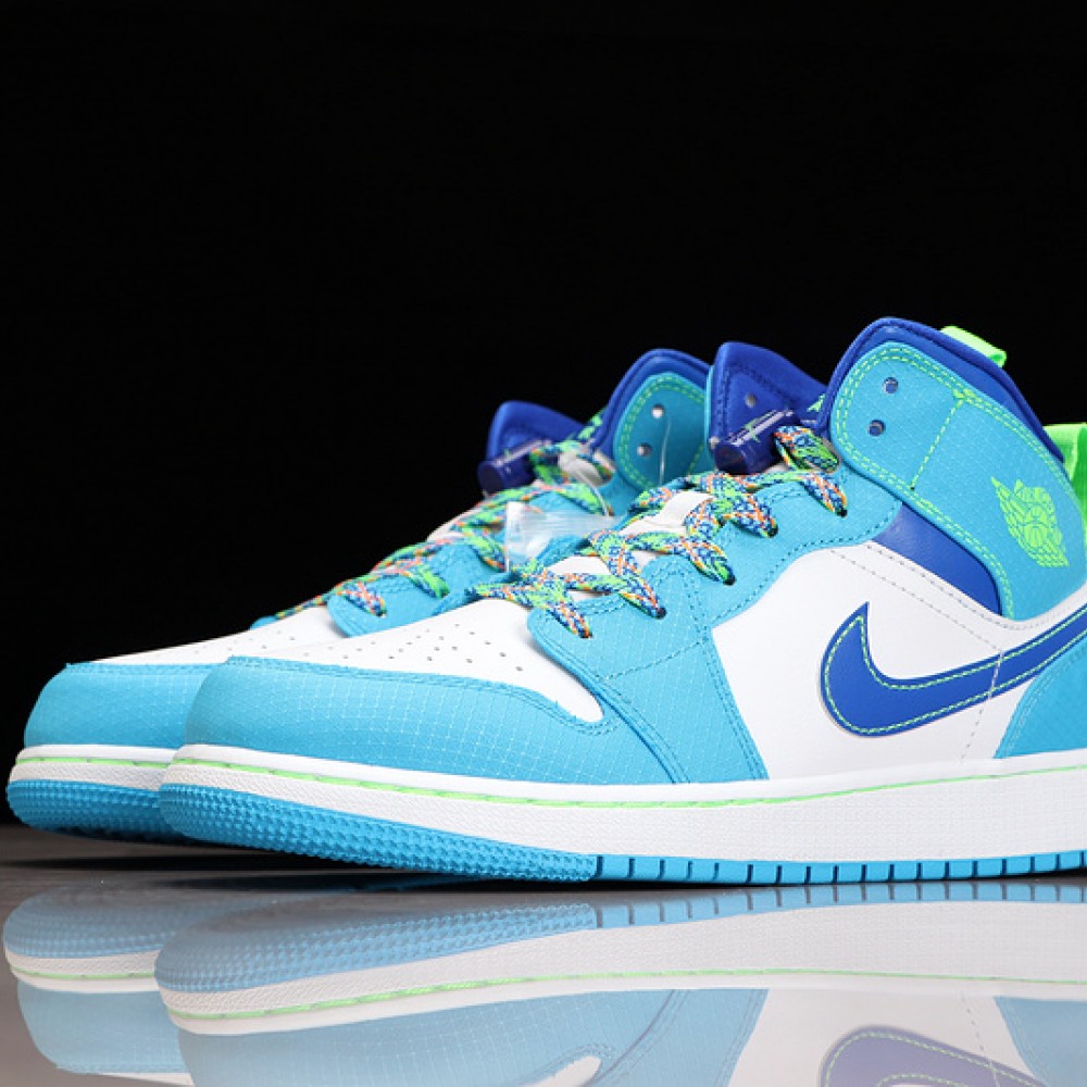 Top Notch Nike Air Jordan 1 Mid Sprite Da8010 400 Basketball Shoes Online